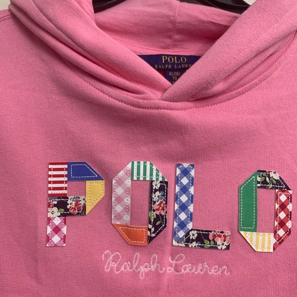 New with tag girls polo Ralph Lauren hoodie dress size XL(16) - Picture 5 of 7